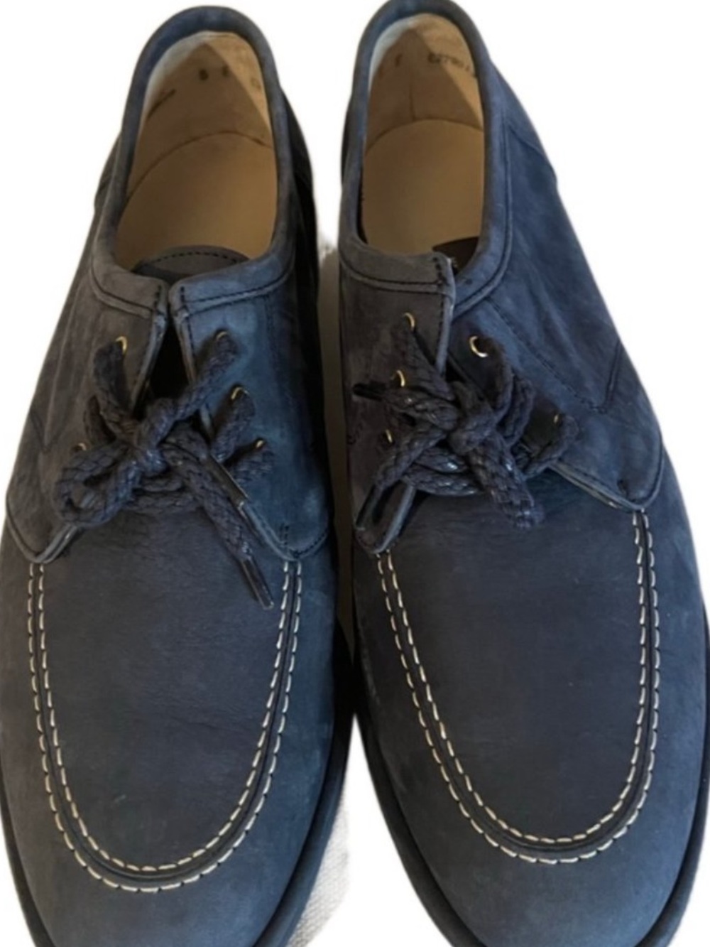 EUVC Bally of Switzerland Navy Blue Suede Loafers Women’s 8 (Fits Narrow/8-7.5)